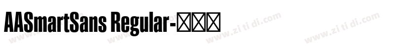 AASmartSans Regular字体转换